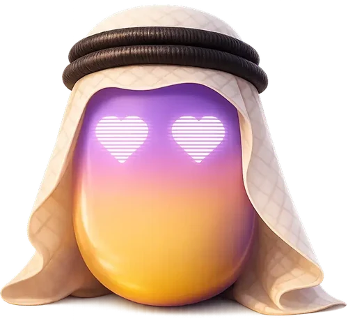 Atti in a keffiyeh — Arabic